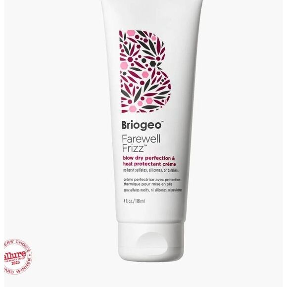NEW & SEALED~BRIOGEO Farewell Frizz Blow Dry Heat Perfectant Creme~4 fl.oz. - Picture 1 of 6